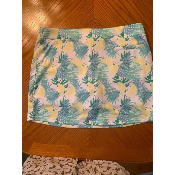 Pebble Beach Dry-Luxe Performance Size Large Stretch Waist Skort Tropical - Picture 7 of 8